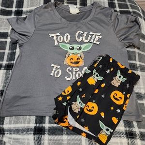 Star Wars Grogu The Child Halloween Pajamas